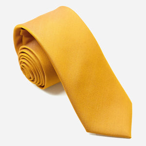 Grosgrain Solid Marigold Tie