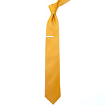 Grosgrain Solid Marigold Tie | Silk Ties | Tie Bar