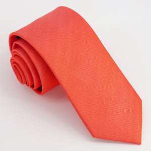 Grosgrain Solid Persimmon Tie