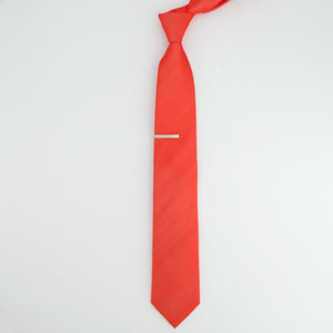 Grosgrain Solid Persimmon Tie alternated image 1