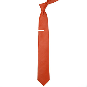 Grosgrain Solid Rust Tie alternated image 1