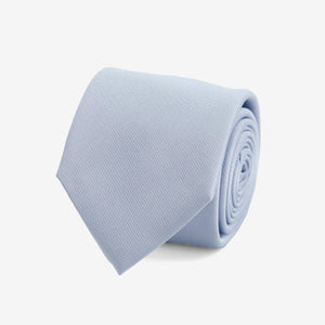 Grosgrain Solid Dusty Blue Tie featured image