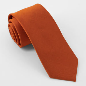 Herringbone Vow Rust Tie featured image