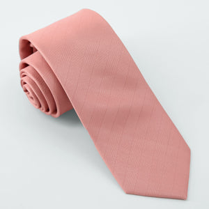 Herringbone Vow Dusty Blush Tie