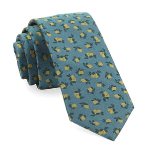 Luedke Lemons Teal Tie