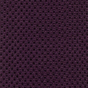 Pointed Tip Knit Eggplant Tie alternated image 2