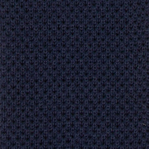 Pointed Tip Knit Navy Tie alternated image 2