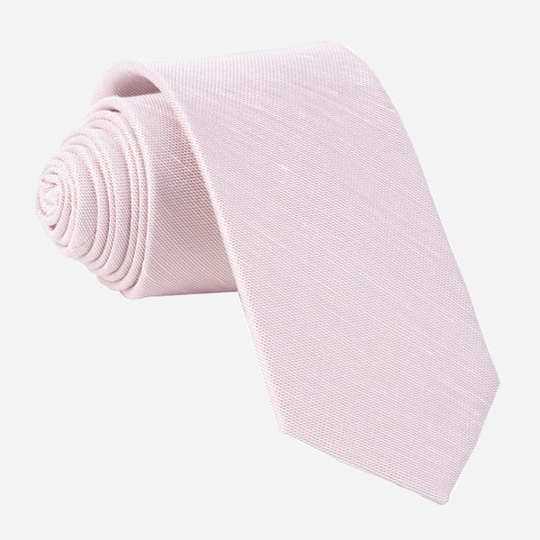 Sand Wash Solid Mauve Stone Tie | Linen Ties | Tie Bar