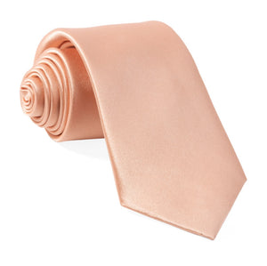 Solid Satin Blush Pink Tie featured image