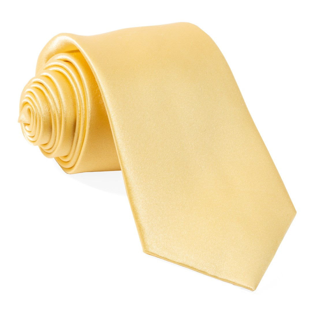 Solid Satin Butter Tie | Silk Ties | Tie Bar