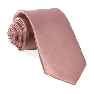 Solid Satin Mauve Stone Tie featured image