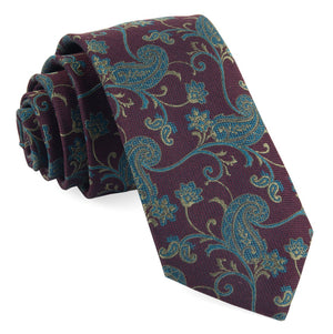 Trad Paisley Wine Tie