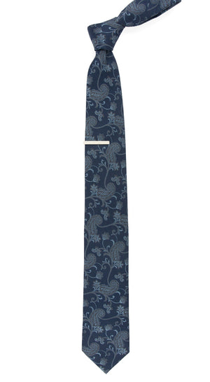 Trad Paisley Navy Tie alternated image 1