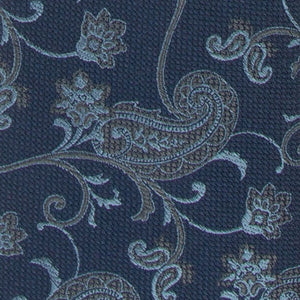 Trad Paisley Navy Tie alternated image 2