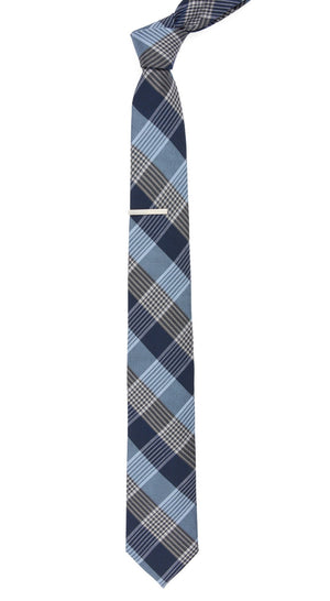 Oxford Plaid Light Blue Tie | Wool Ties | Tie Bar
