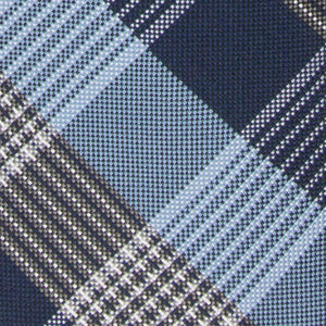 Oxford Plaid Light Blue Tie alternated image 2