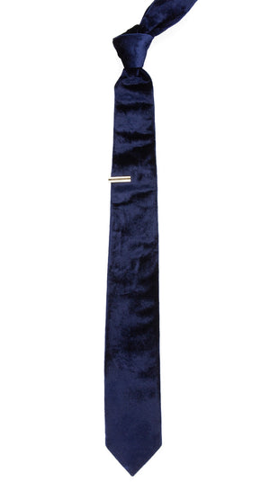 Formal Velvet Navy Tie alternated image 1