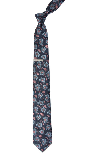 Power Floral Navy Tie | Silk Ties | Tie Bar
