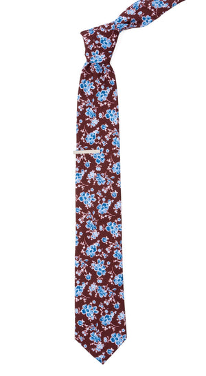 Walnut Street Floral Burgundy Tie alternated image 1