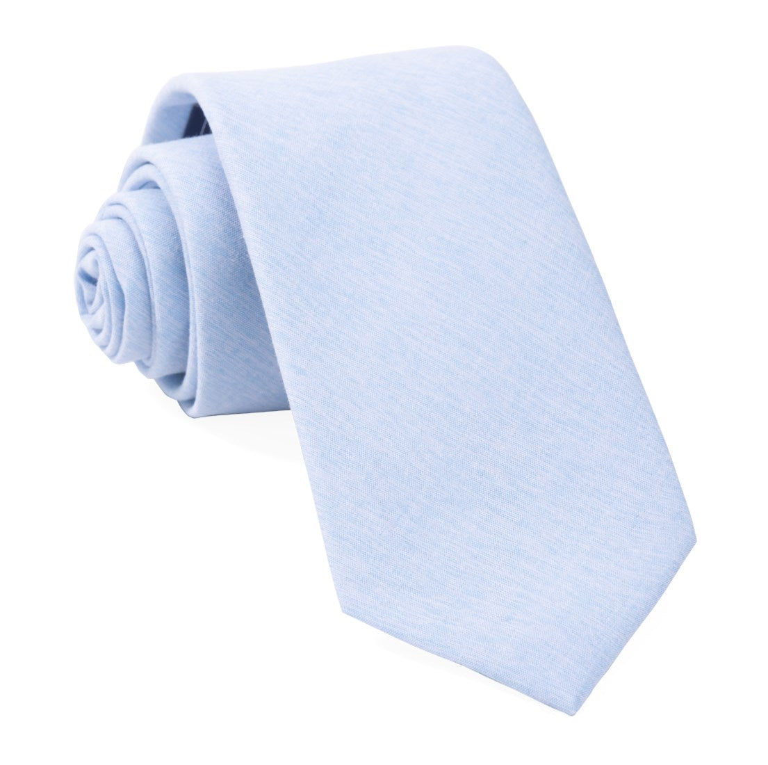 Sunset Solid Light Blue Tie | Cotton Ties | Tie Bar
