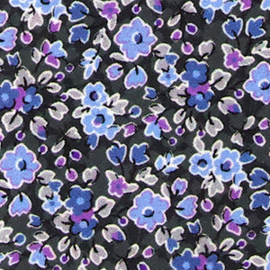 Freesia Floral Charcoal Tie alternated image 2