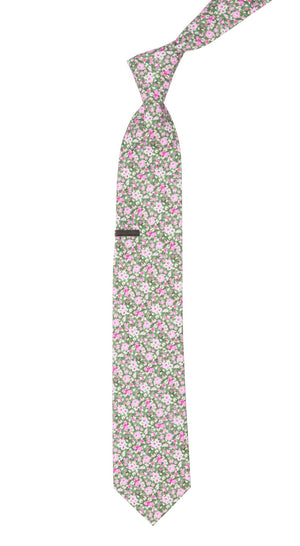 Freesia Floral Olive Tie alternated image 1