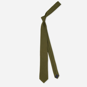 Mumu Weddings - Desert Solid Rich Olive Tie alternated image 1