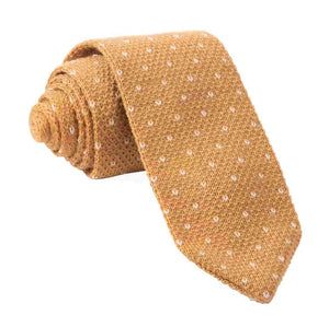 Birdseye Knit Mustard Tie featured image