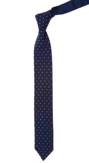 Birdseye Knit Navy Tie alternated image 1