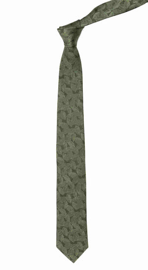 Tonal Leaf Olive Tie alternated image 1