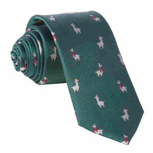 Fa-La Llama Hunter Green Tie featured image