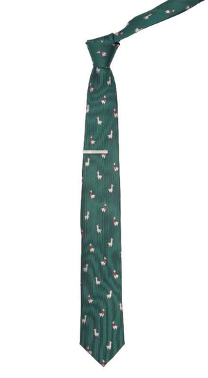 Fa-La Llama Hunter Green Tie alternated image 1