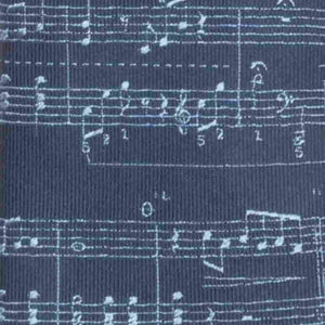 Music Score Navy Tie alternated image 2