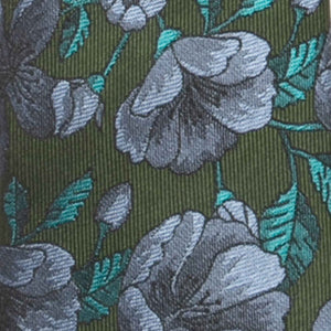 Monarch Floral Olive Green Tie alternated image 2