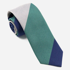 The Mega Stripe Green Tie featured image