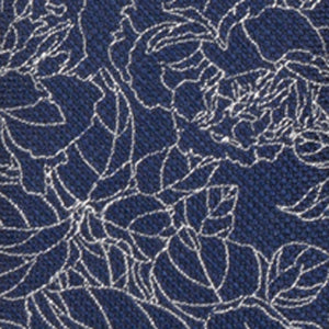 Lace Floral Navy Tie alternated image 2