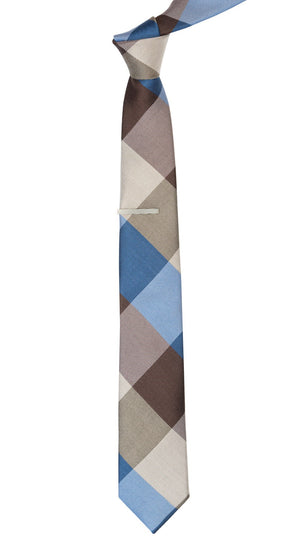 Rohrer Plaid Chocolate Brown Tie alternated image 1