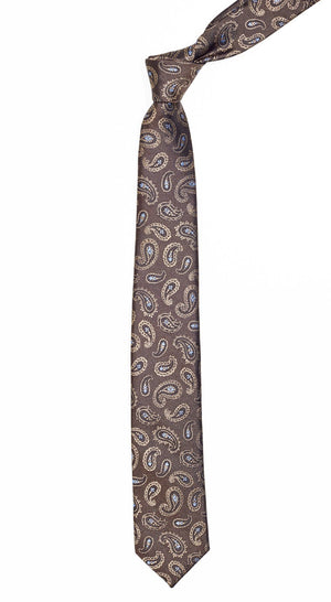 Cooper Paisley Chocolate Brown Tie alternated image 1