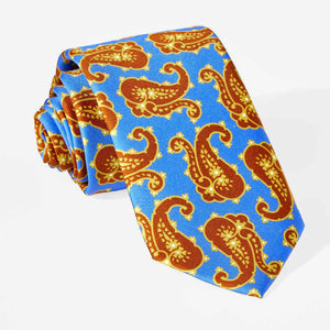 Wild Paisley Classic Blue Tie featured image