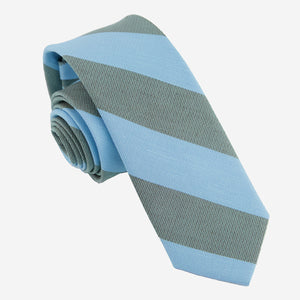 Frosty Stripe Light Blue Tie featured image
