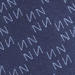 Monogram Navy N Tie