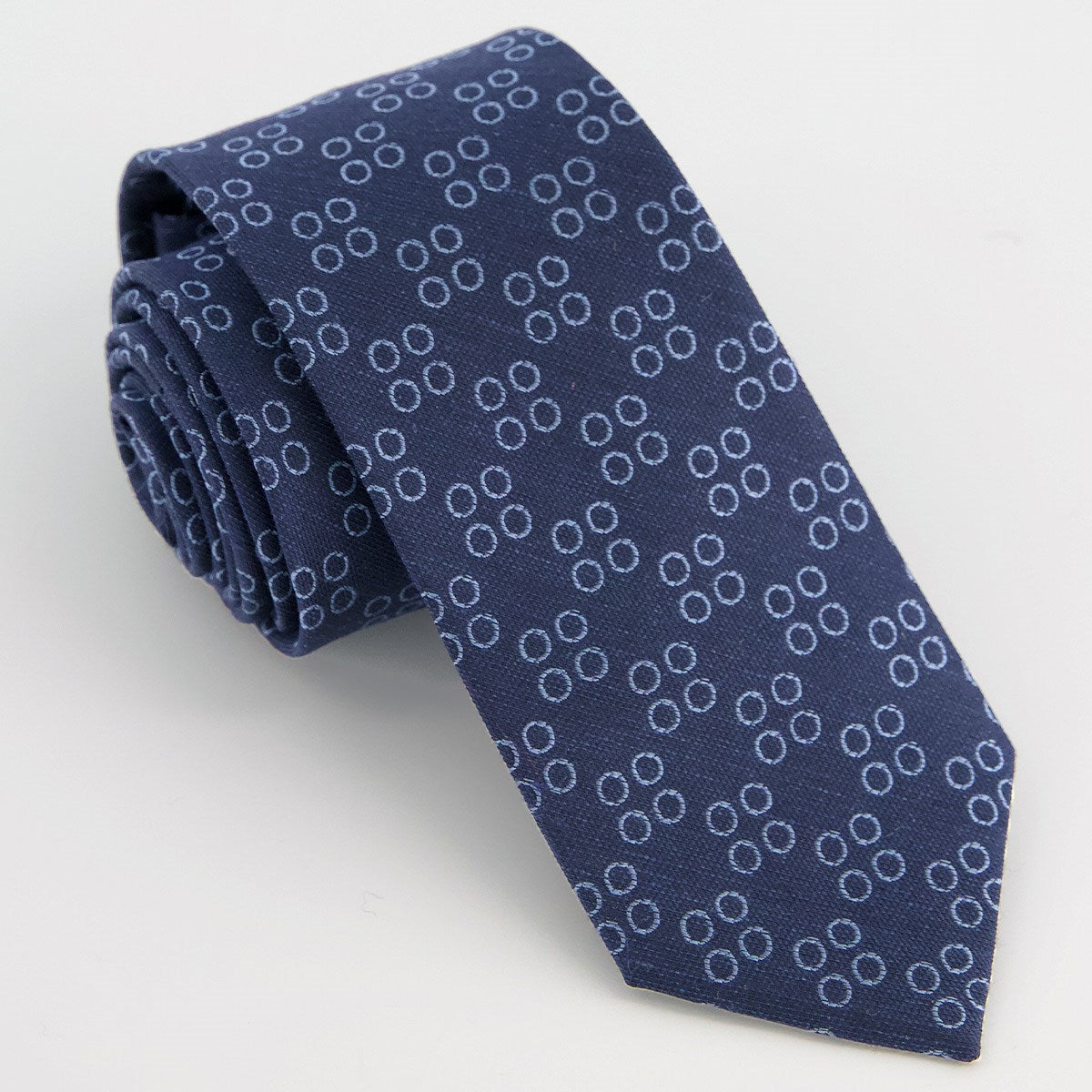 GG silk jacquard tie in light blue