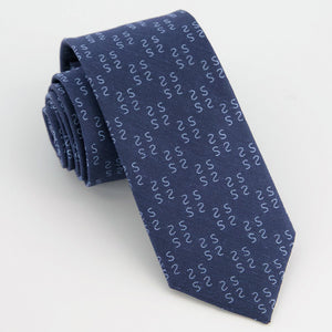 Monogram Navy S Tie featured image