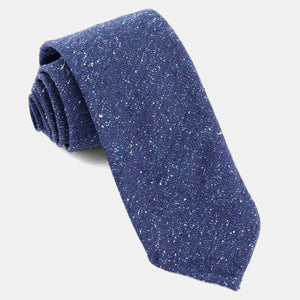 Unlined Textured Solid Navy Tie featured image