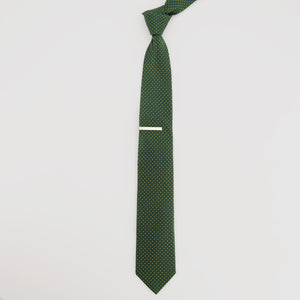 Micro Pin Dot Hunter Green Tie alternated image 1