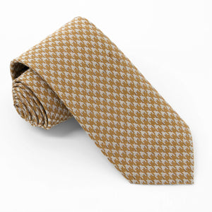 Royal Houndstooth Mustard Tie