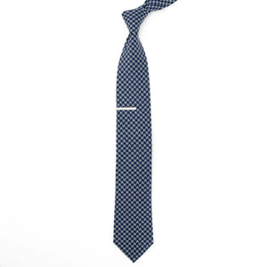 Royal Houndstooth Navy Tie alternated image 1