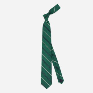 Bali Double Stripe Grass Green Tie alternated image 1