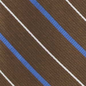 Bali Repeat Stripe Chocolate Brown Tie alternated image 2