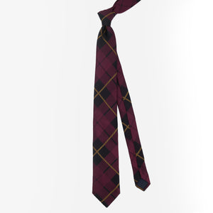 Wallace Tartan Burgundy Tie alternated image 1